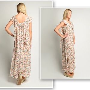 Zadig & Voltaire Reen Butterfly silk maxi dress - S